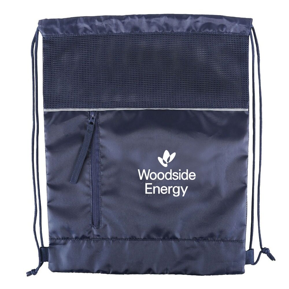 RPET Mesh Drawstring Backpack