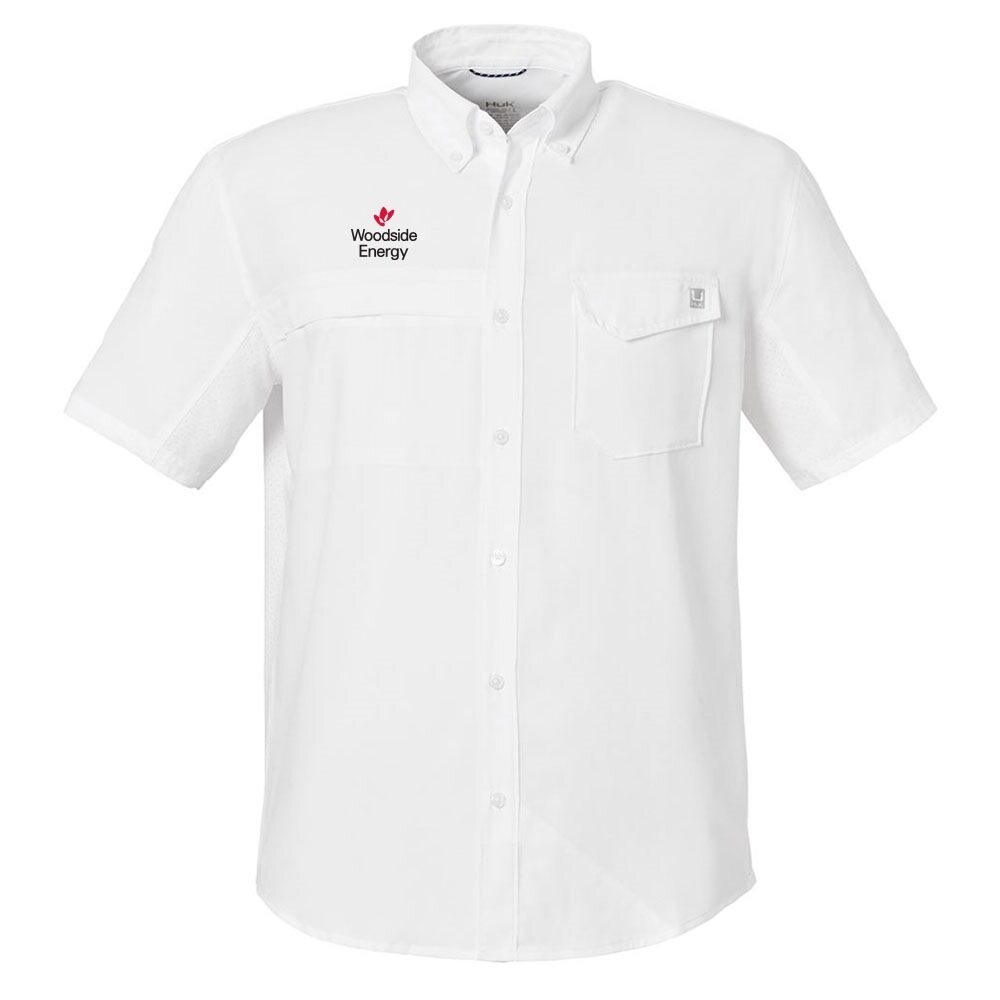 HUK Men's Tide Point Short Sleeve Shirt