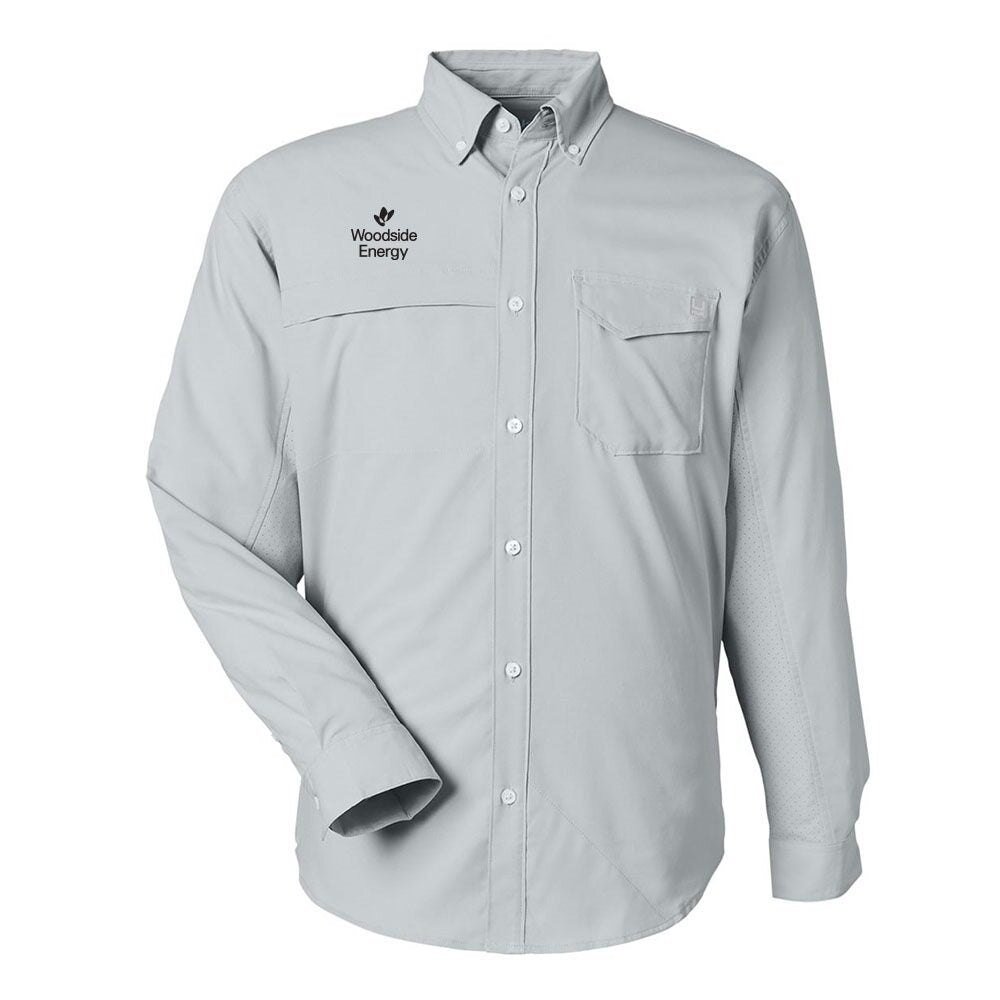 HUK Men's Tide Point Pocket Long Sleeve Fishing Shirt