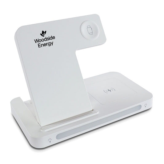 3-in-1 Wireless Charging Station with Adjustable Light