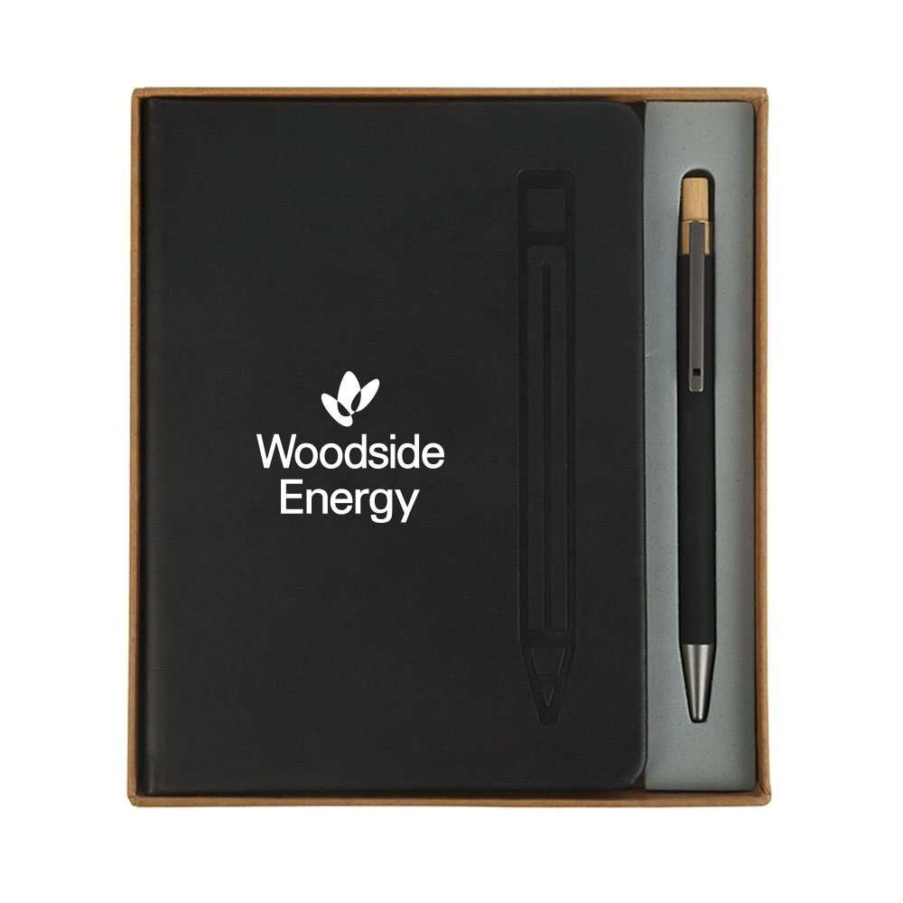 Manhattan II Gift Set w/ Magnetic Journal & Recycled Pen