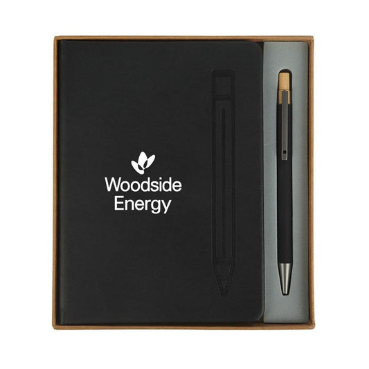 Manhattan II Gift Set w/ Magnetic Journal & Recycled Pen
