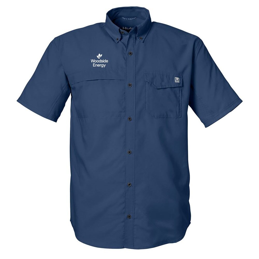 HUK Men's Tide Point Short Sleeve Shirt