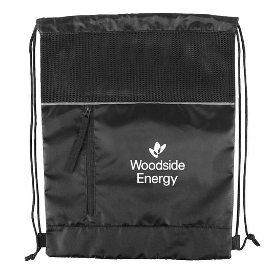 RPET Mesh Drawstring Backpack