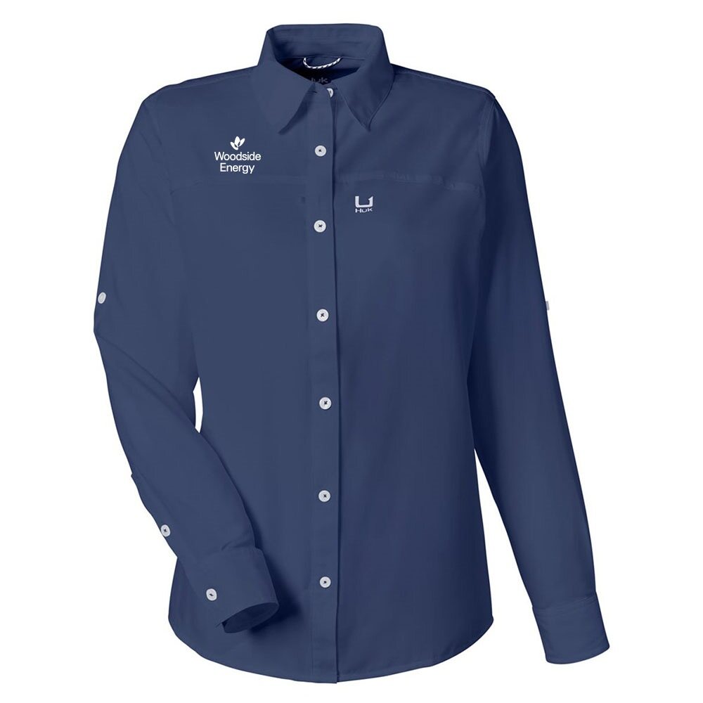 HUK Women's Tide Point Long Sleeve Shirt