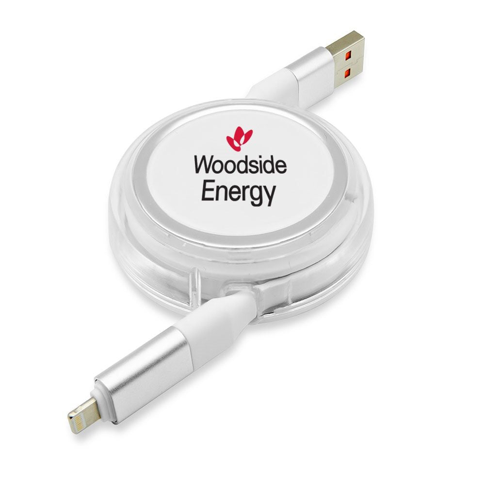 Nexus 4-in-1 Retractable Cable with Interchangeable Connectors