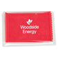 6" x 6" 220GSM Microfiber Cleaning Cloth in Clear PVC Case