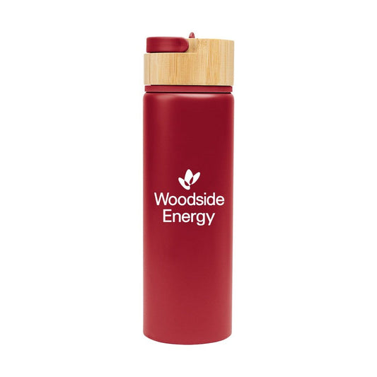 27 Oz. Ellis Recycled Aluminum Bottle With Bamboo Lid