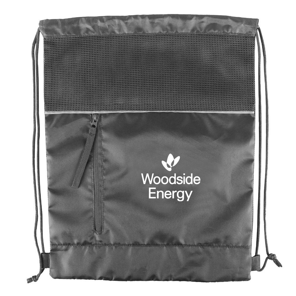 RPET Mesh Drawstring Backpack