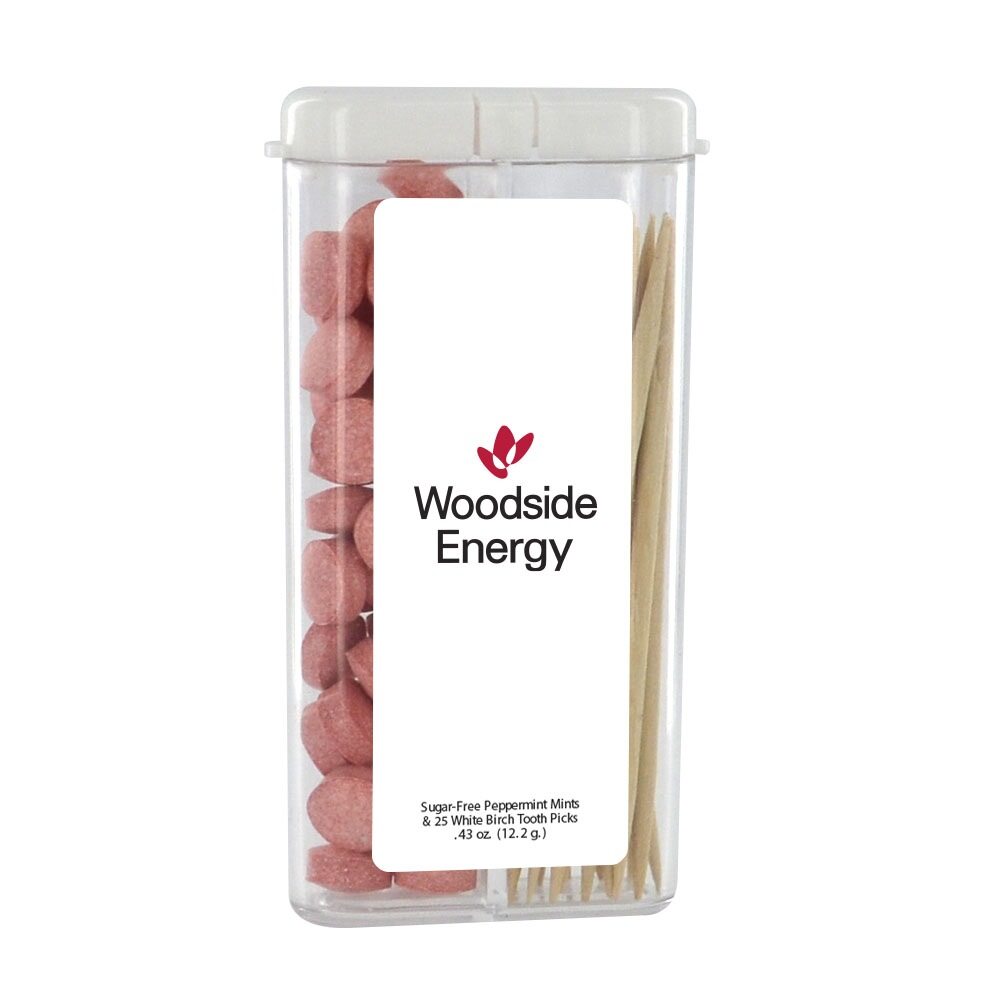 Rectangular Flip-Top Mints and Toothpicks