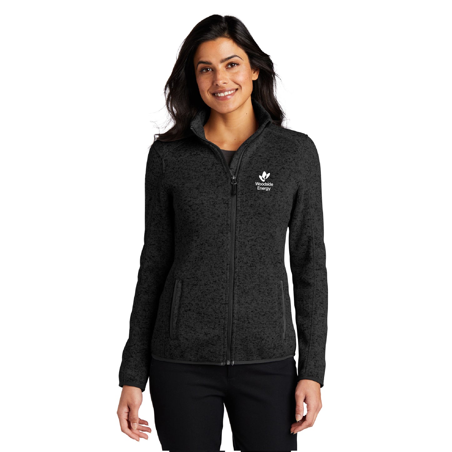 Port Authority Ladies Sweater Fleece Jacket