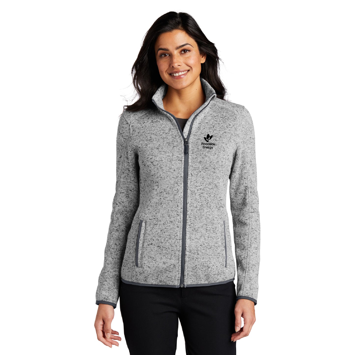 Port Authority Ladies Sweater Fleece Jacket