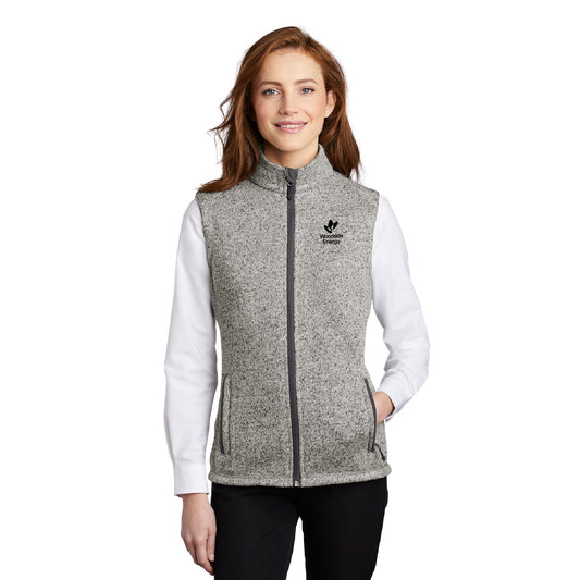 Port Authority Ladies Sweater Fleece Vest