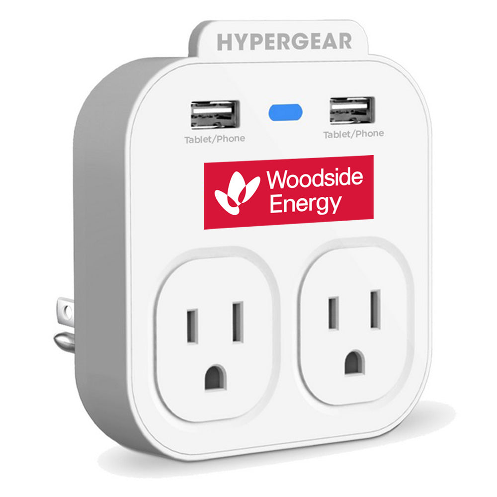 HyperGear Wall Adapter Power Strip Multi-Charger + Holder + Nightlight