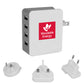 PowerBoost International USB Charger - White